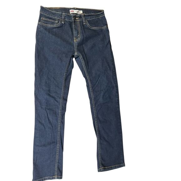 Levis 511 Performance Slim Boys Size 16 Reg 28x28 Dark Wash Stretch Youth - Picture 3 of 10
